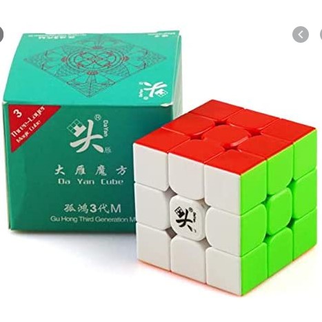 Rubik 3x3 Dayan GuHong V3 M Magnetic 3x3 Stickerless Original V3M