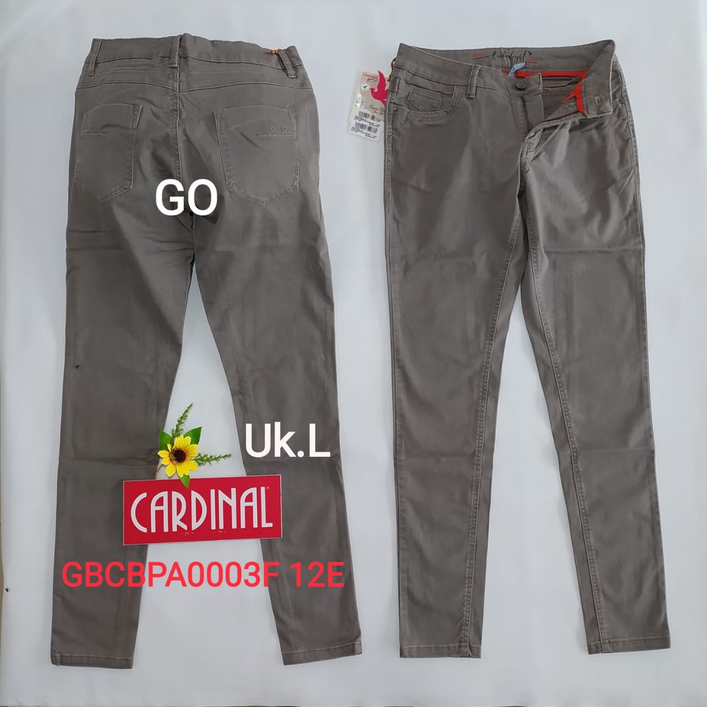 gof L CELANA JEANS CARDINAL Casual Katun Pensil Skinny Fit Celana Panjang Jeans Perempuan