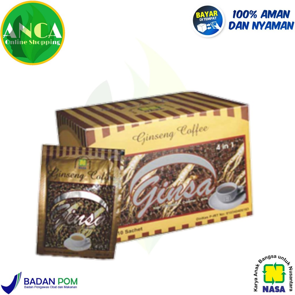 

Kopi Ginseng Asli Original NASA /Stockist PT Nasa Original