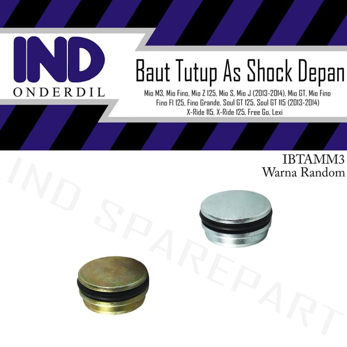 Unik Baut-Baud-Oring-Seal Tutup As Shock-Shok Depan Fino FI-F1-125 Grande Limited