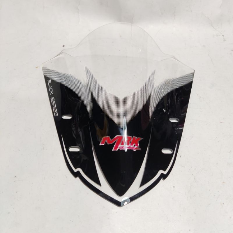 Visor winsil all new aerox 155 universal two tone MRK black series