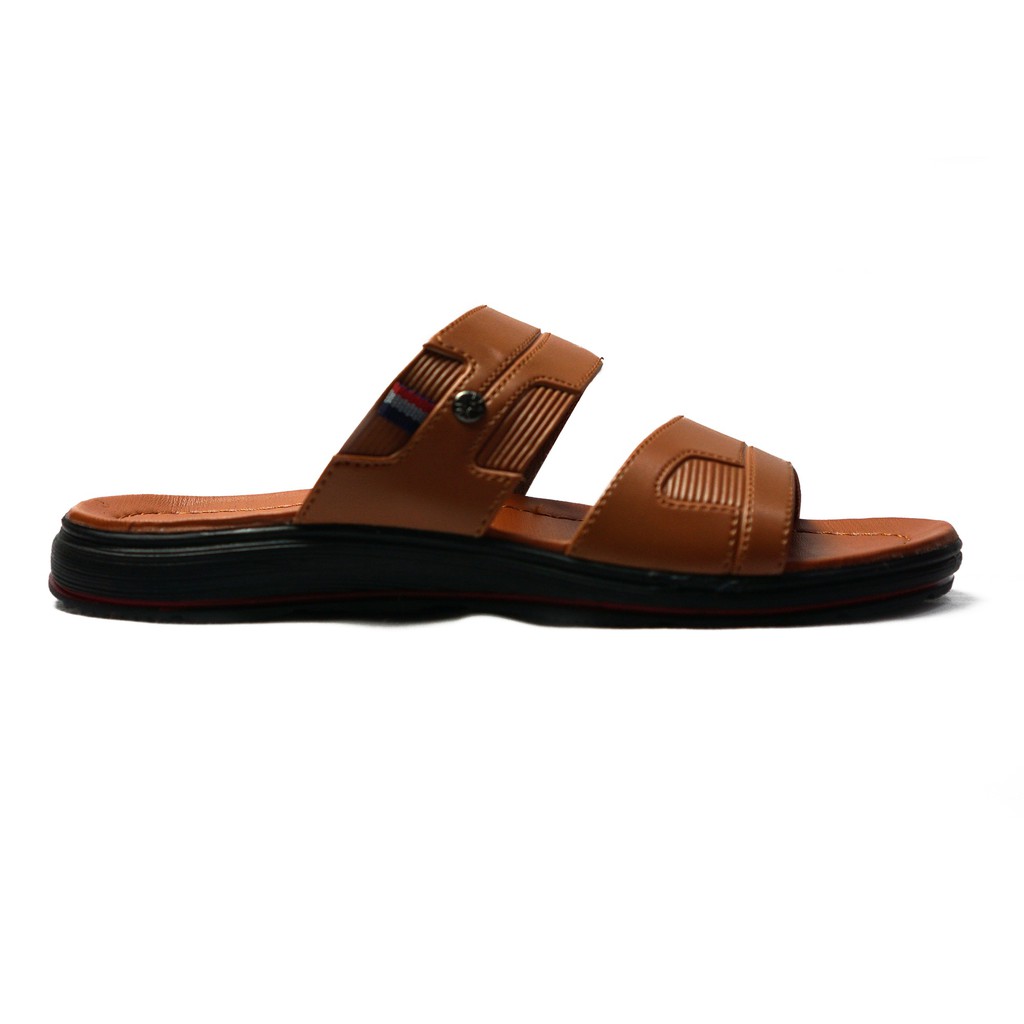 HQo Sandal Kulit Pria Fendi / Sandal Selop Pria Murah / Sandal Pria Berkualitas / Sendal Kulit Pria