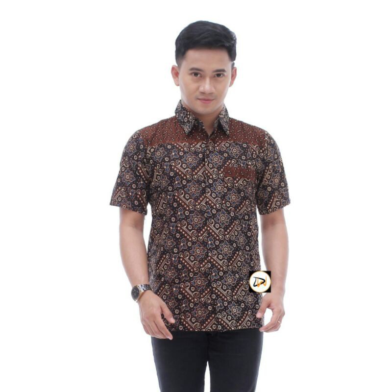 baju pria/kemeja batik lengan pendek