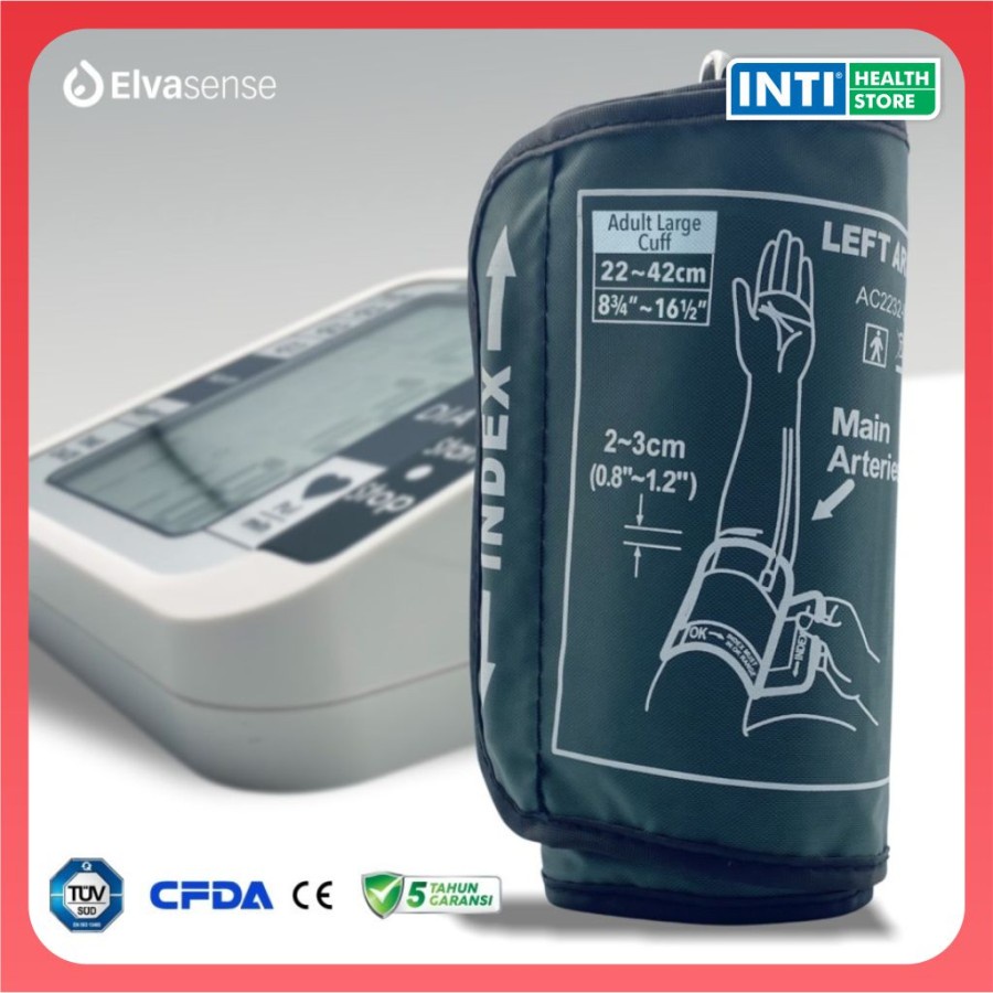 Tensimeter Digital ELVASENSE BP635 | Blood Pressure Monitor