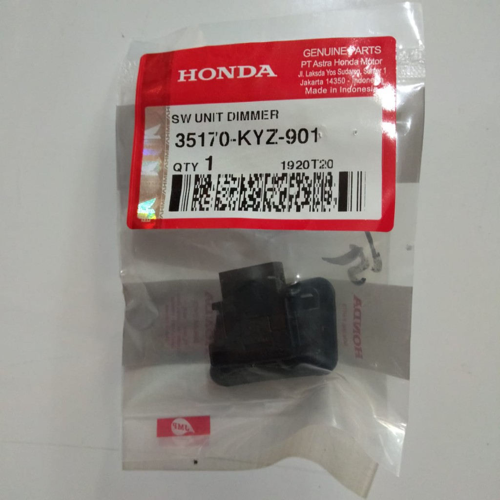 Tombol Saklar Dim Honda Vario Beat Scoopy 35170 KYZ 901