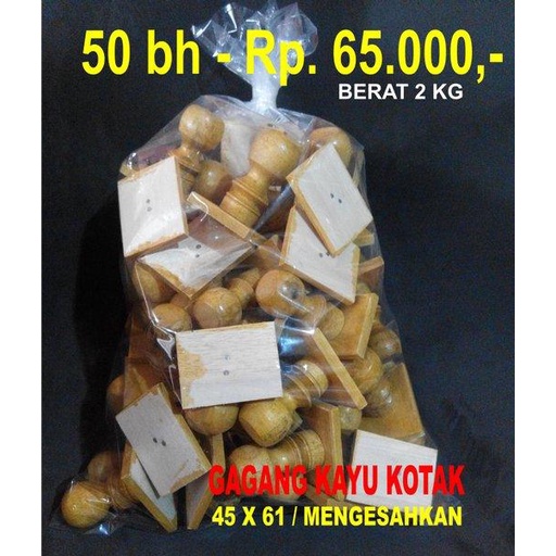 

Terhot Gagang Kayu Kotak Ukuran 45X60 Termurah