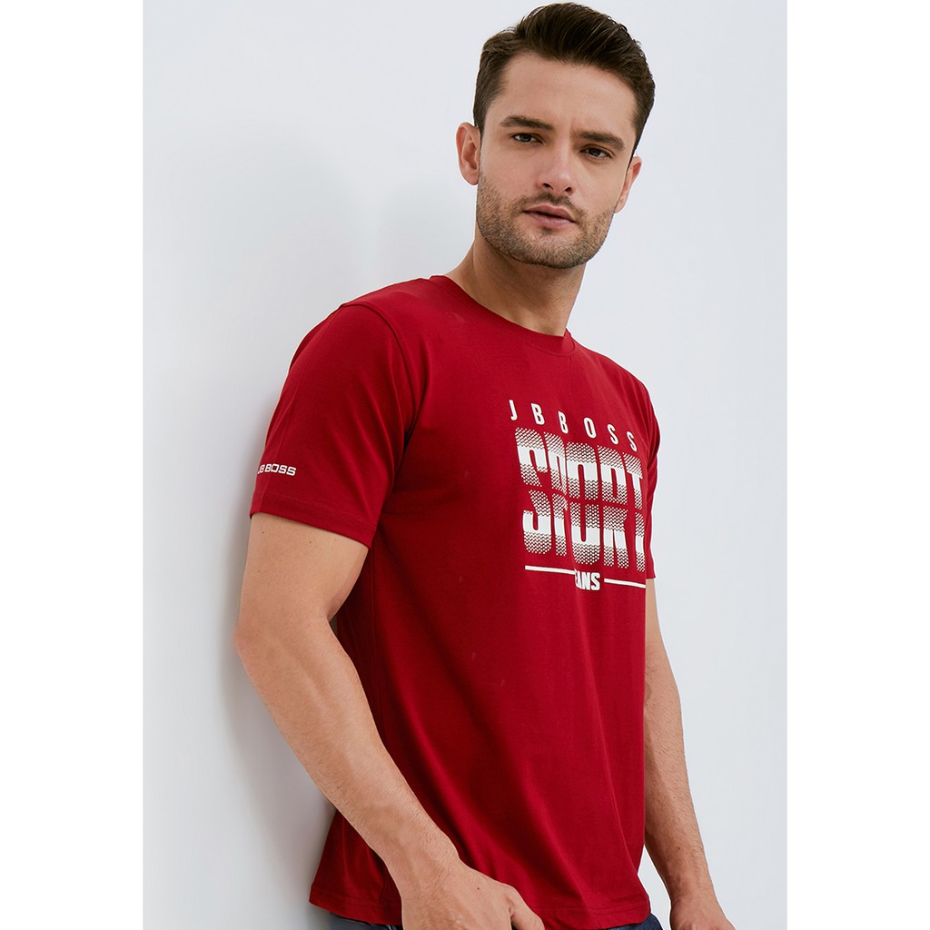 JBBoss Kaos Jersey Cotton 360 (Maroon) / Ramayana Jatinegara