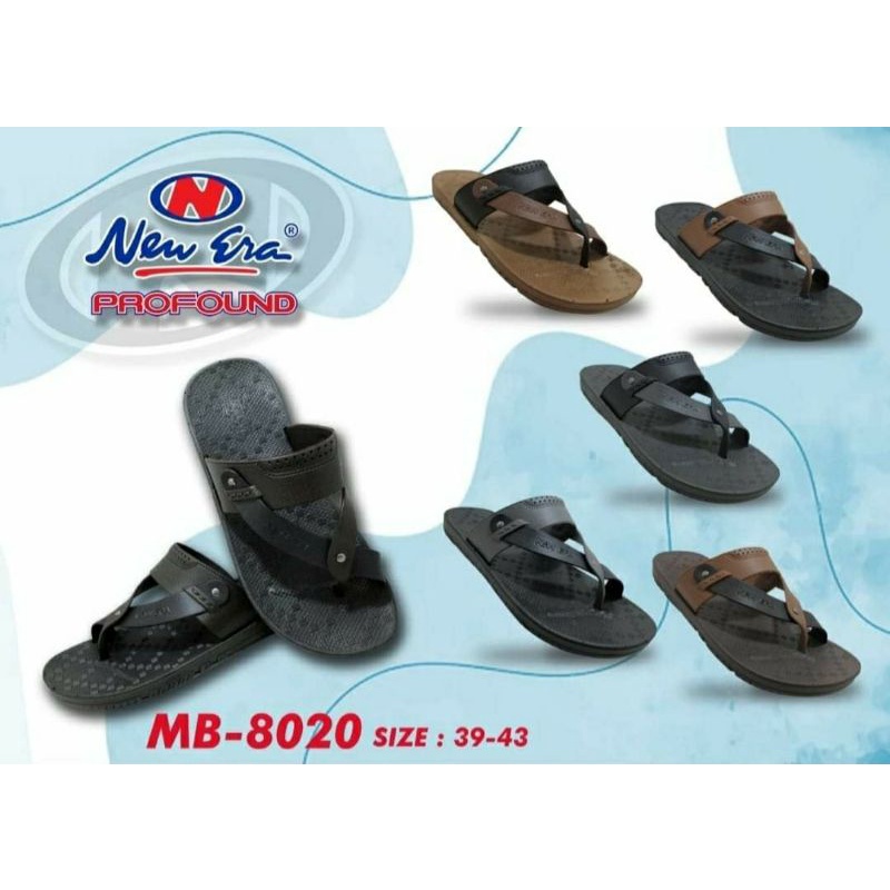 Sandal Jepit Jempol Silang Pria NEW ERA MB 8020 size 39 - 43