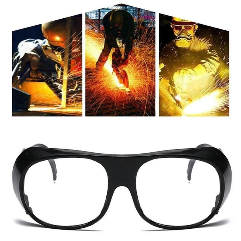 Working Anti-glare Transparent Welding Goggles / Wind Protection Safety Eye Protector / Welding Glasses With Work Protection / Wind-proof Sand-proof Protective Glasses For Riding