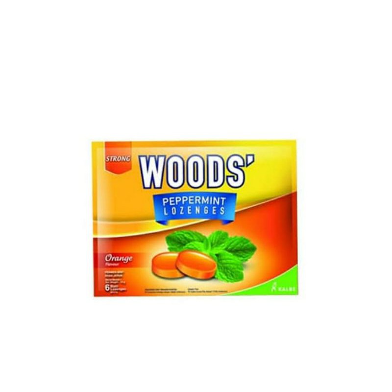 

woods lozenges orange @6 butir