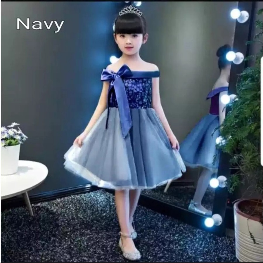 Baju Pesta Anak Perempuan-Gaun Pesta Kondangan Gaun Ulang Tahun Anak Dress Brukat Tutu terbaru 2022 