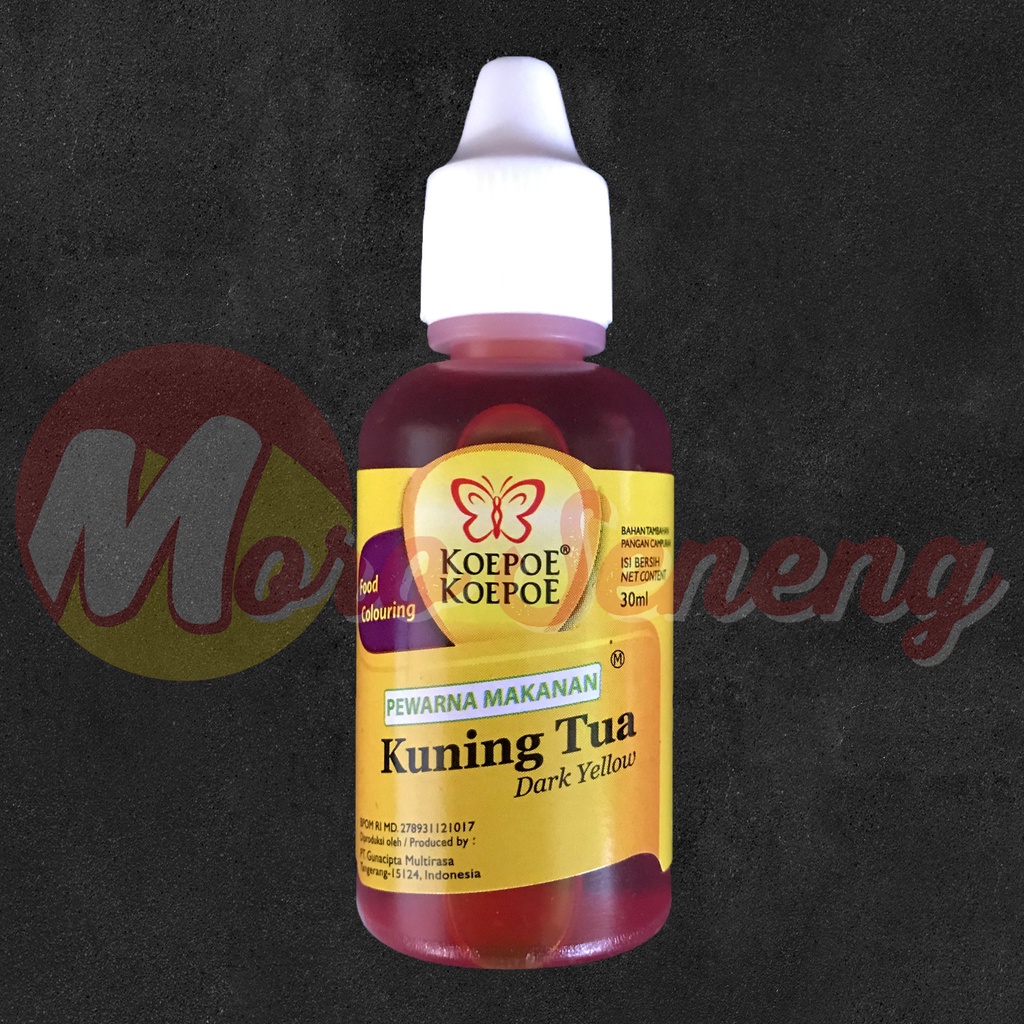 Pewarna Makanan Kuning Tua Koepoe Koepoe 30 ml