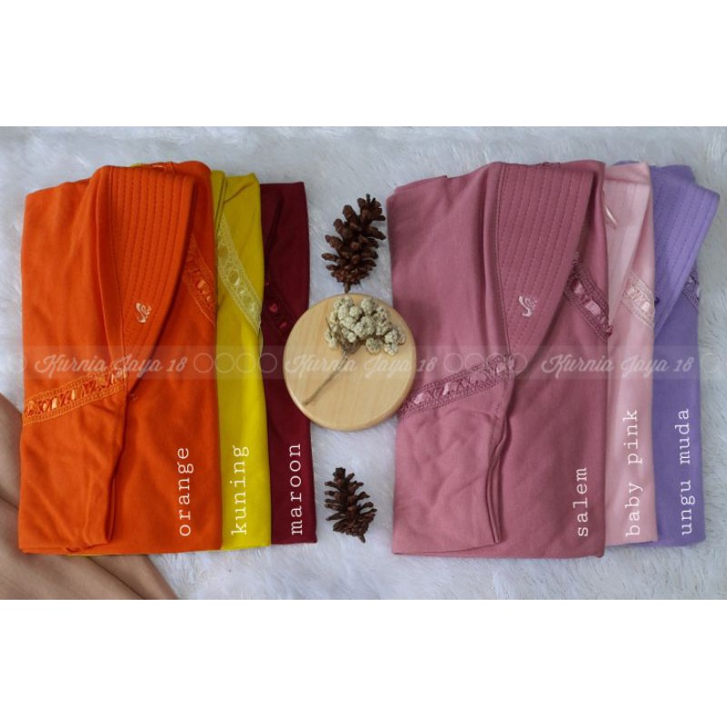 Jilbab Instan Serut bahan Kaos size M (SD)