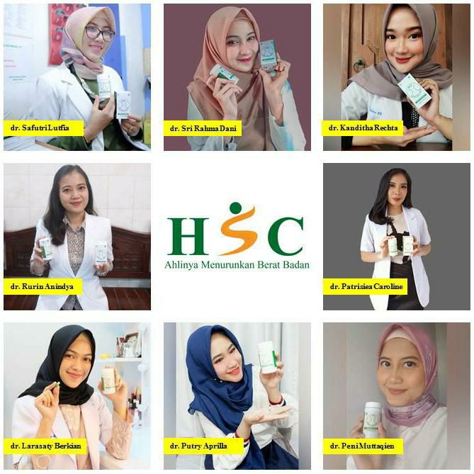 Original Pelangsing HSC Obat Pelangsing Herbal Slim Capsule Obat Diet BPOM Original