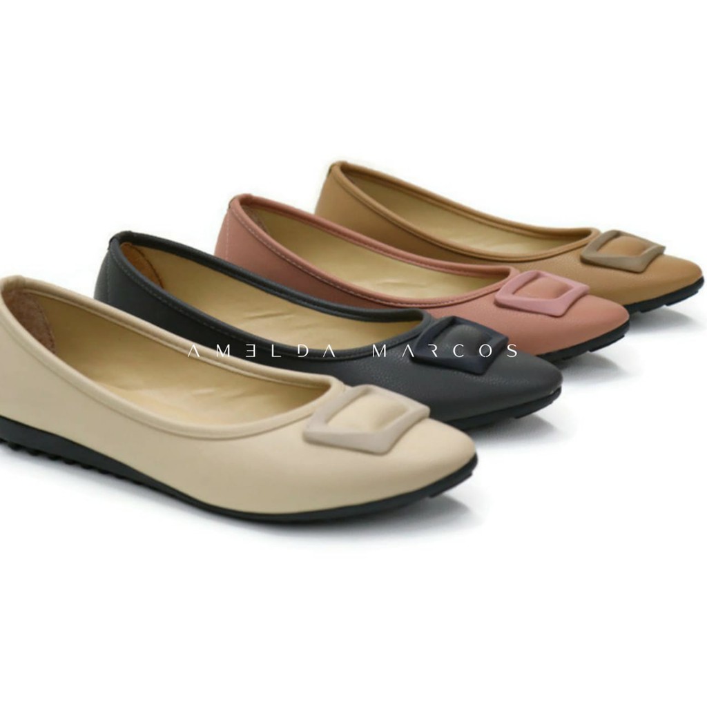 Gratica Sepatu Wanita Flat Shoes Lancip AL 49