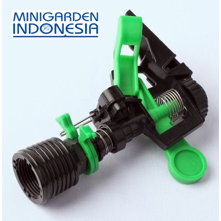 IMPACT SPRINKLER drat 1/2 inch putar 360 derajat irigasi fertigasi penyiraman hidroponik taman