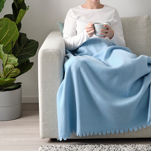 POLARVIDE Selimut Ex-Display IKEA warna Biru