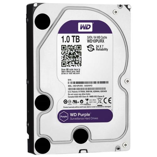 Western Digital Purple 1TB 3.5&quot; SATA3 Surveillance Hard Drive CCTV WD10PURX