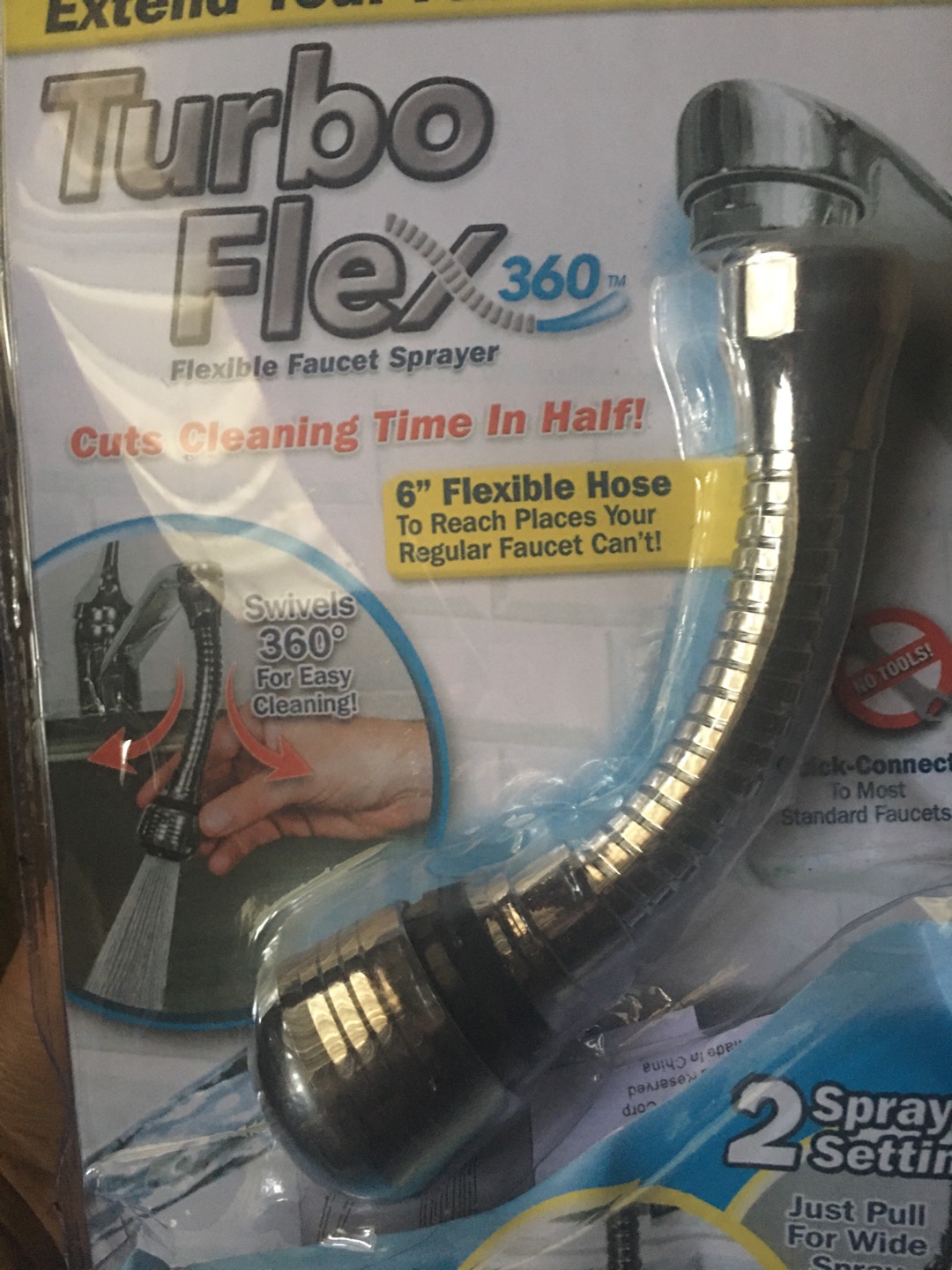 Turbo Flex 360 Flexible Faucet Sprayer / Keran Wastafel