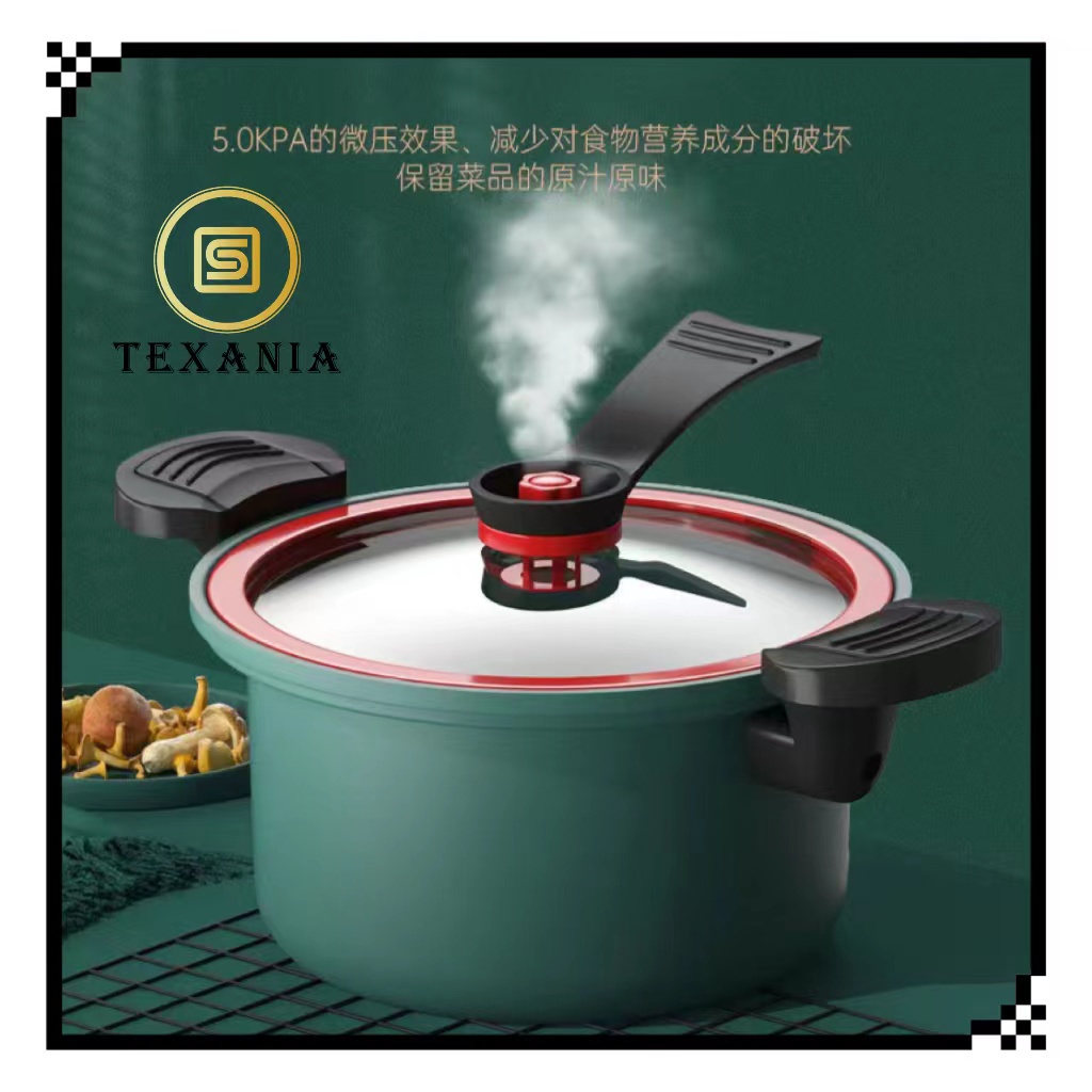 (TEXANIA)Panci Presto Teflon Pressure Cooker Pot Totipotent Panci Presto murah 3,5Liter