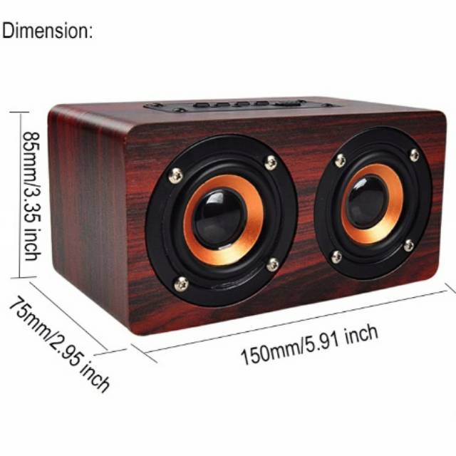 Speaker bluetooth portable mata burung hantu