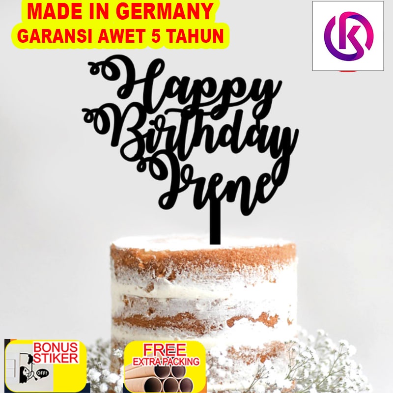 

Grosir Custom Cake Topper Akrilik Hiasan Kue Topper Kue Custom - 10cm
