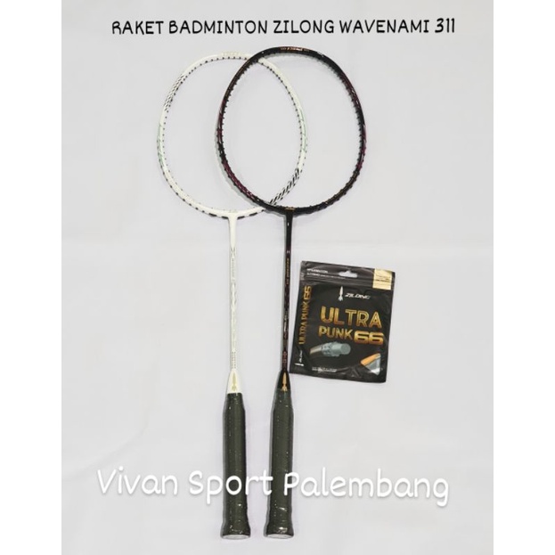 Raket Badminton Zilong Wavenami 311 38Lbs Bonus Senar Zilong Ultra Punk 66