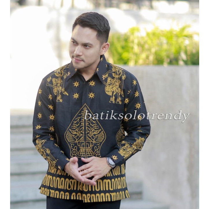 TRENDY 156 KEMEJA BATIK/BAJU BATIK PRIA PANJANG MURAH KAIN HALUS