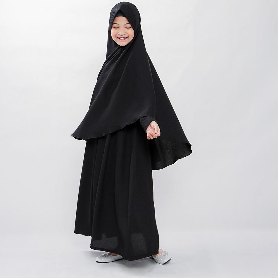 Barang Pilihan.. Bajuyuli Gamis Anak Syari Hitam
