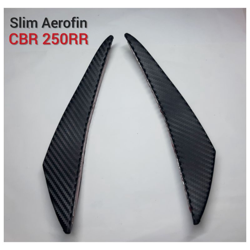 Aerofin CBR250RR - Slim Aerofin Model CBR250RR - Aero Fairing CBR250RR - Aerofin Universal - Pelindu