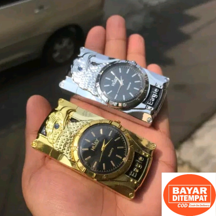 COD KOREK Api BARA Korek Jam SL9680 Korek Gas - SILVER
