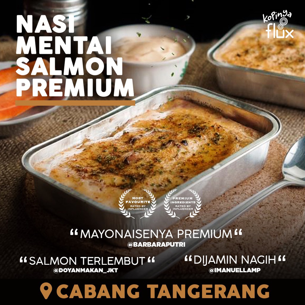 

Nasi Mentai Salmon Premium Reguler Size by Kopinya Flux