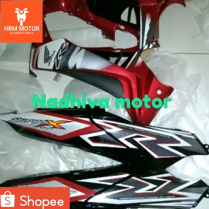 cover body depan belakang supra x 125 2007 2008 2009 2010 2011 2012 13