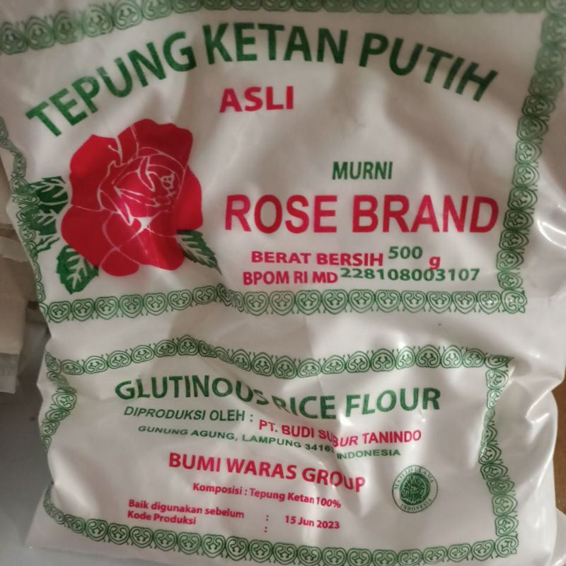 Tepung ketan putih 500gr Rosebrand