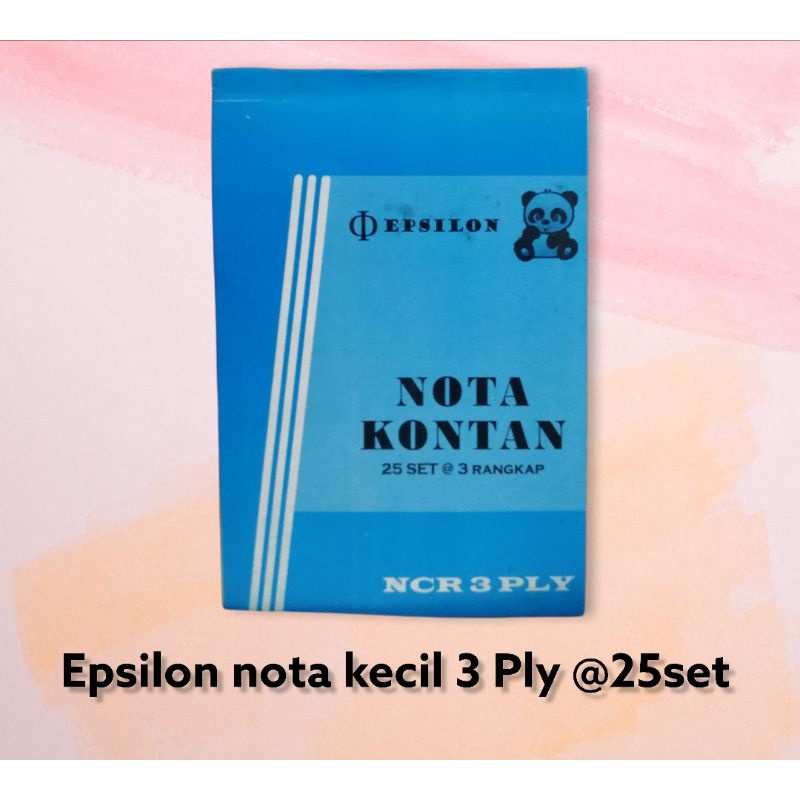 

Epsilon nota kecil 3 Ply @25 set