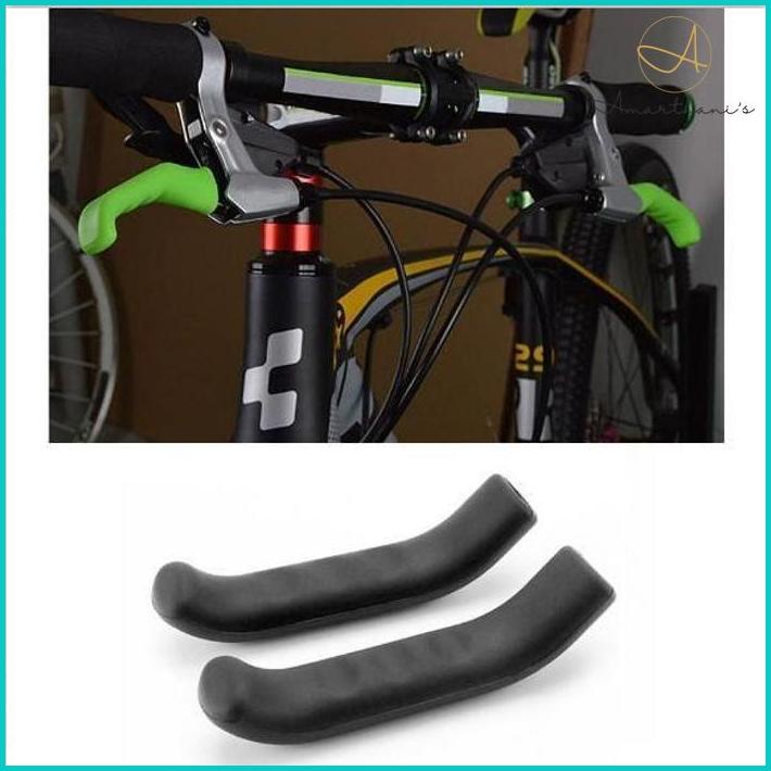 Ac - Karet Pelindung Handel Rem Sepeda Harga Sepasang Warna Hitam Gowes