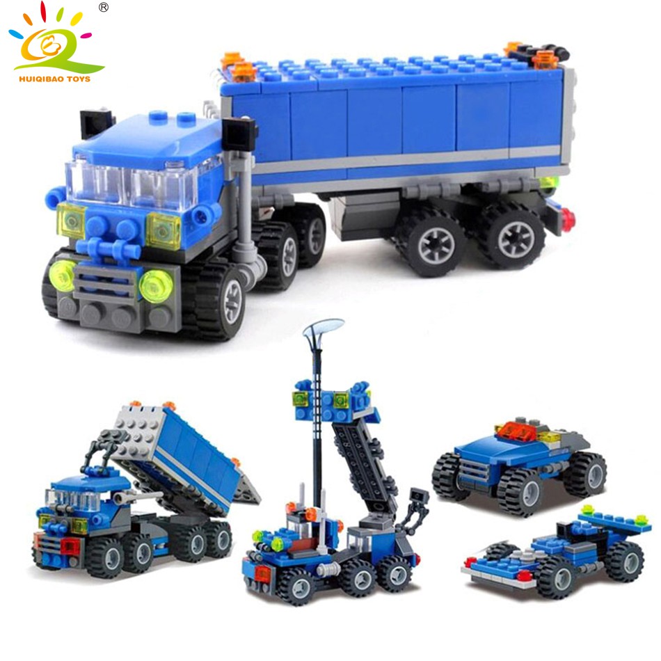 building blocks truck