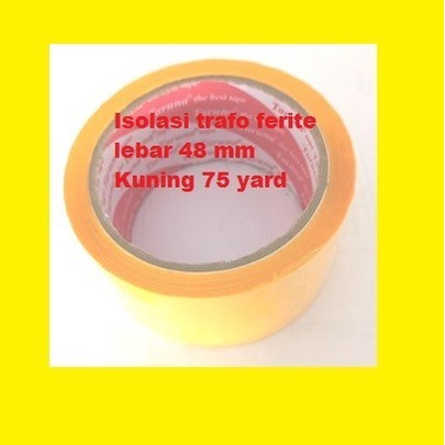 

Limited Isolasi Trafo Ferite Lebar 48 Mm Kuning 75 Yard Bergaransi