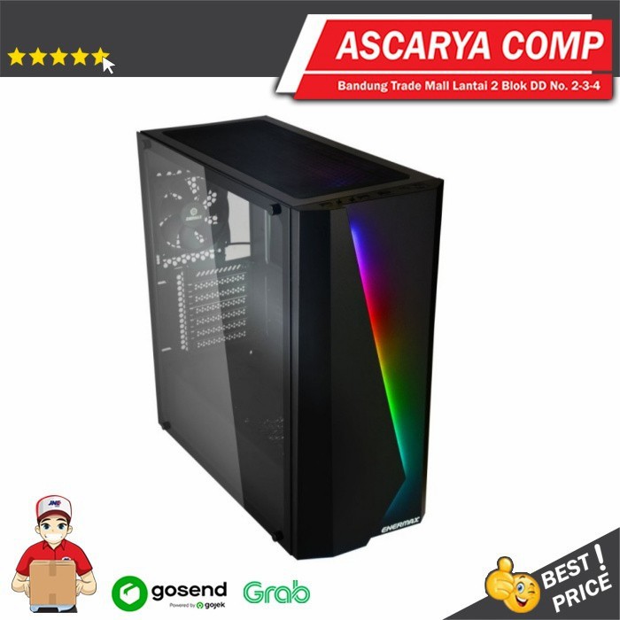 ENERMAX MAKASHI MK50 - Full Tower ARGB Gaming Case / Casing Gaming