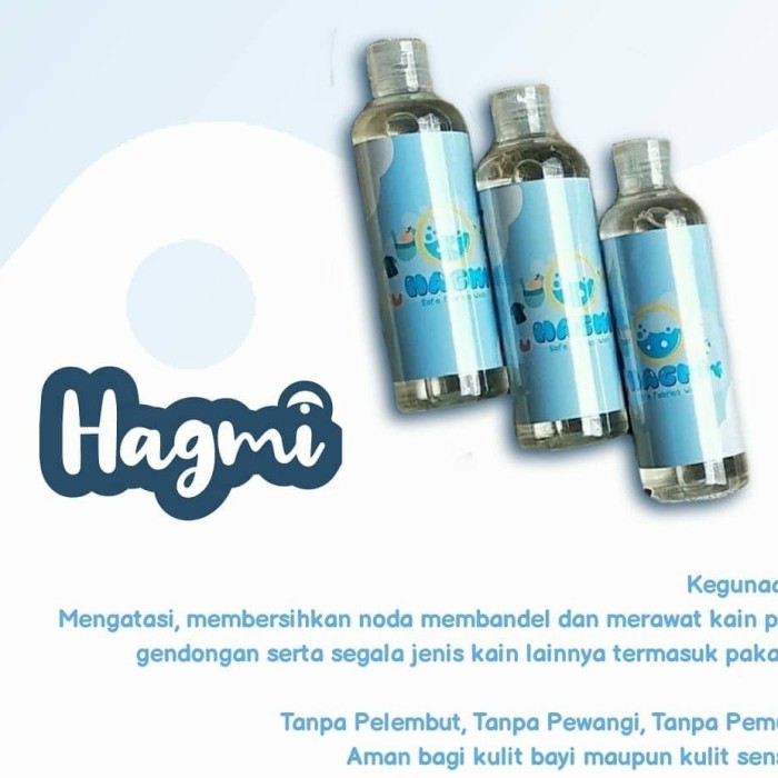 Sabun cuci gendongan Hagmi 240 ml deterjen cair liquid konsentrat