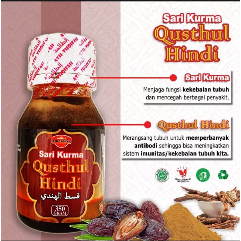 Sari Kurma Qhustul Hindi At Thoifah 350 gram Original