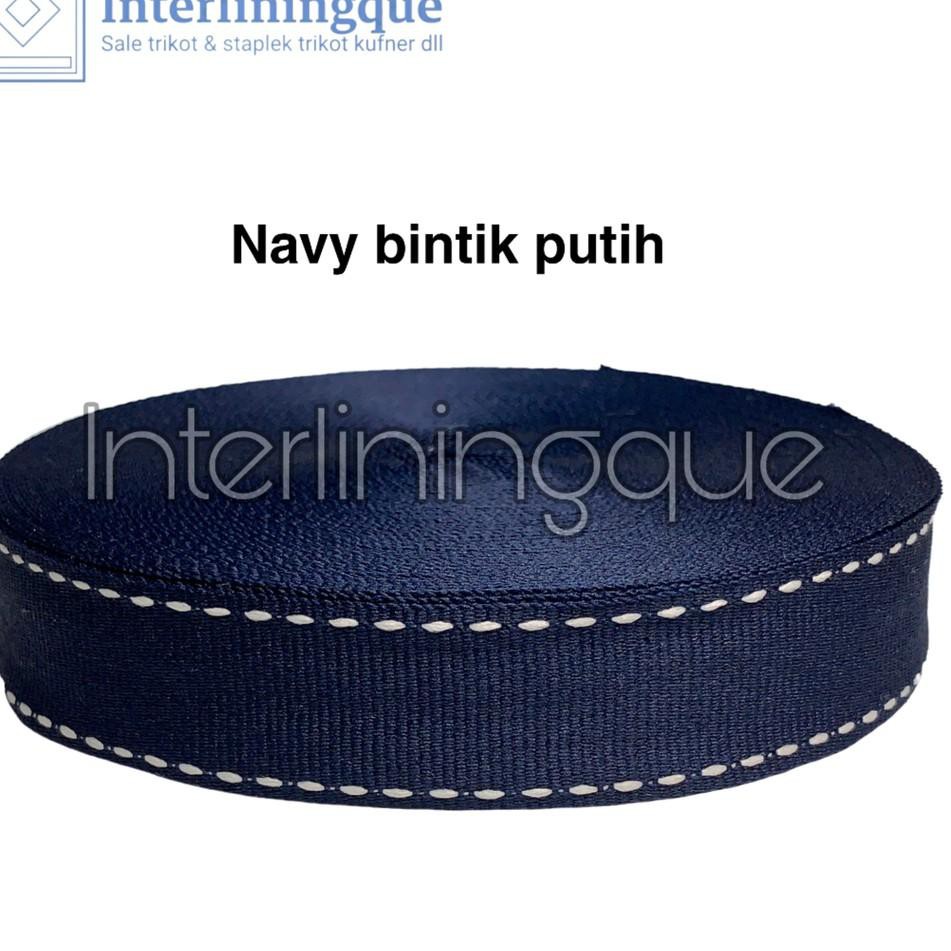 

BRANDS FESTIVAL Pita Bintik Lebar 2,5 CM @28Yard Pita Kain Craft Tas Celana Dekorasi dll