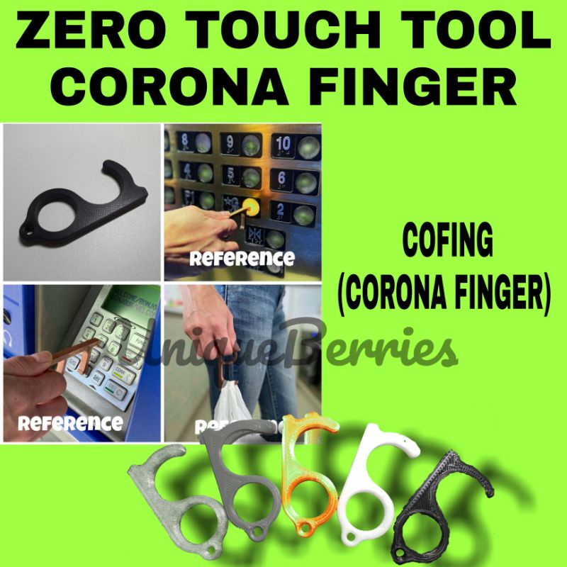 Cofing corona finger zero touch tool