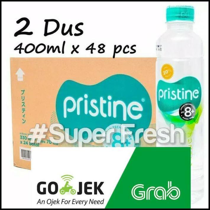 

Produk Terlaris Pristine Water 400 Ml X 48 Botol+Air Minum Pristine+Air Alkali (2 Dus)