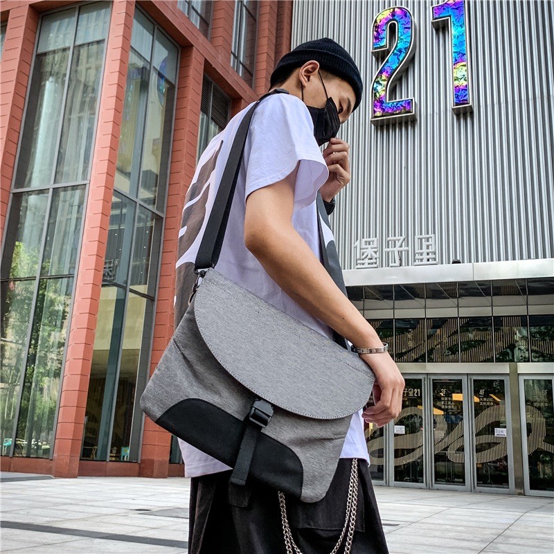 Tas Selempang Pria Impor ORIGINAL Premium Messenger Bag Slingbag