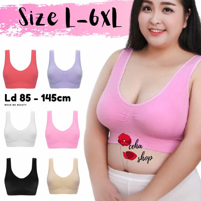 Seamless Bra Jumbo Big Size Model Sport Bra