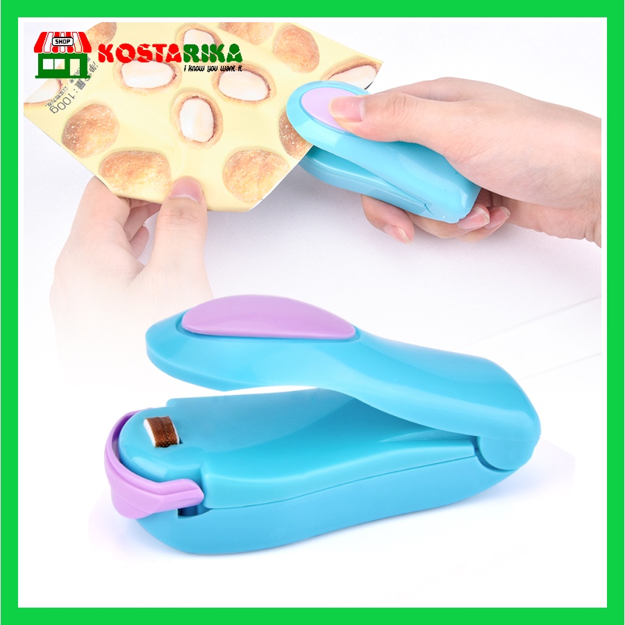 KOSTARIKA Alat Perekat Plastik Elektrik Atau Hand Sealer Portable