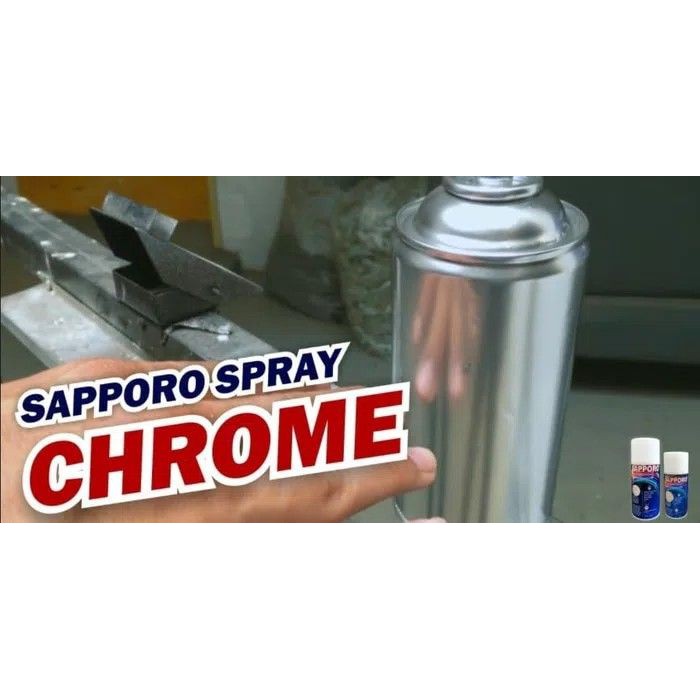 Cat Semprot Sapporo Spray Chrome / Pylox / Pilok / Cat Aerosol