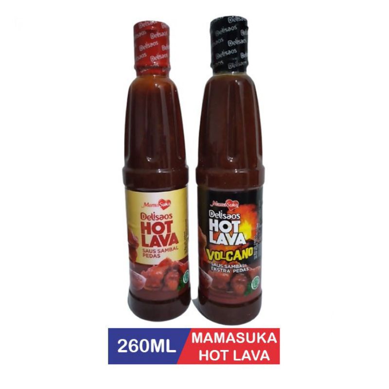 

MamaSuka Delisaos Hot Lava Volcano Sauce Halal 260ml