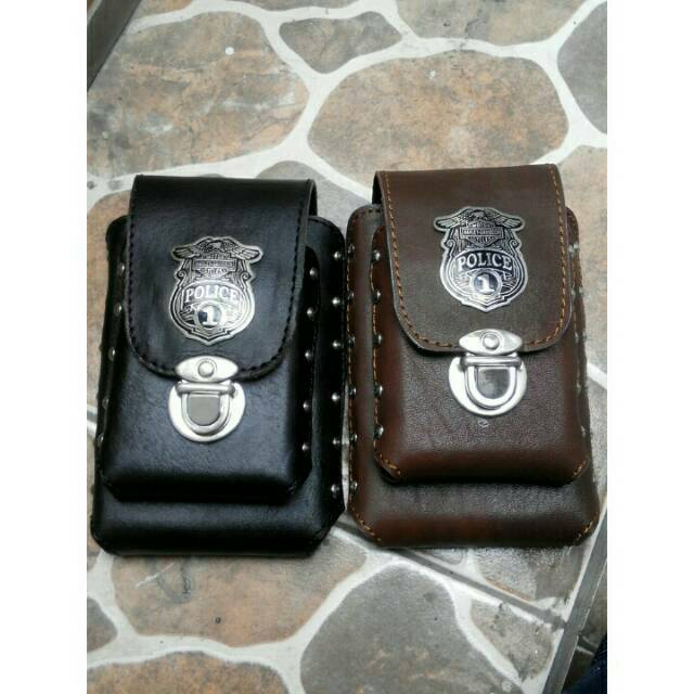 Dompet Kulit Asli / Casing Cover Hp Kulit Asli / Sarung hp kulit / dompet harley davidson THB